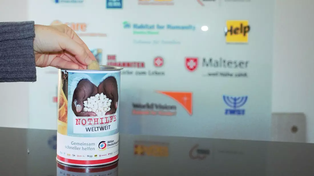 So spenden Sie richtig! / Acht Tipps des großen Nothilfe-Bündnisses Aktion Deutschland Hilft - Bild: presseportal.de