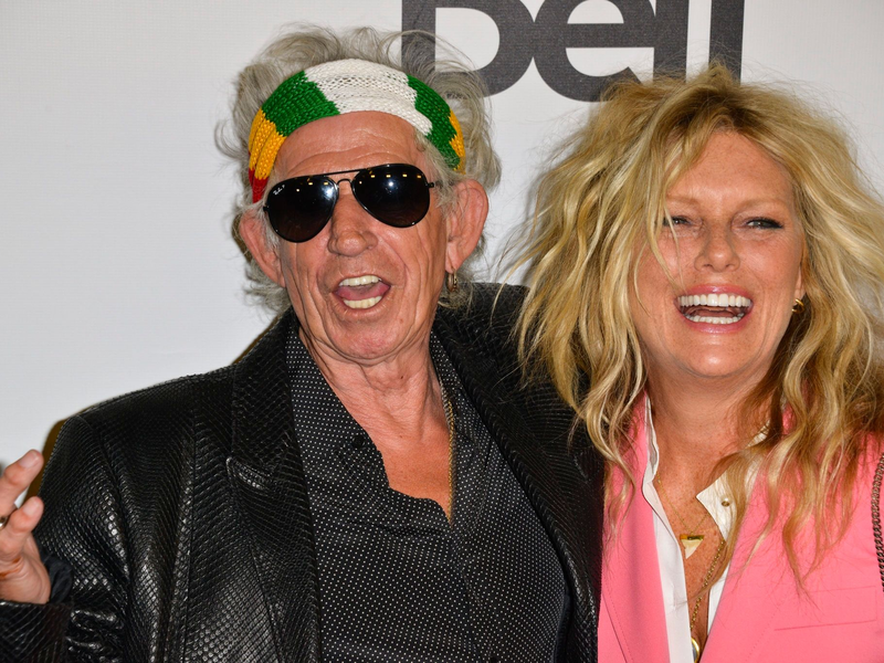 Seit 40 Jahren verheiratet: Keith «Keef» Richards mit Frau Patti Hansen. - Foto: Warren Toda/EPA/dpa