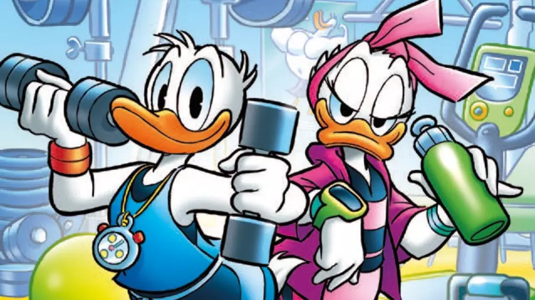 Sportliche Vorsätze: Mit Donald Duck im Lustigen Taschenbuch Fitness Nr. 1! - Bild: presseportal.de