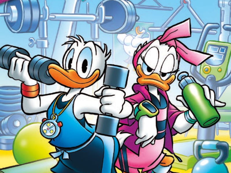 Sportliche Vorsätze: Mit Donald Duck im Lustigen Taschenbuch Fitness Nr. 1! - Foto: presseportal.de