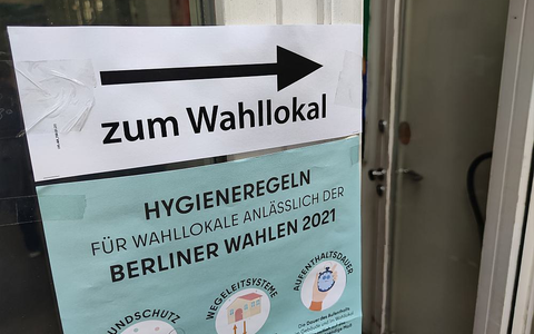 Wahllokal am 26.09.2021 - Foto: über dts Nachrichtenagentur