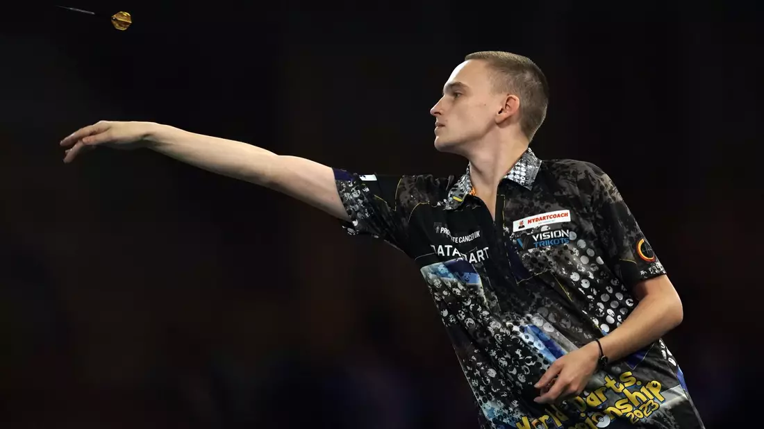 Feierte einen erfolgreichen Auftakt bei der Darts-WM: Ricardo Pietreczko. - Bild: Adam Davy/PA Wire/dpa
