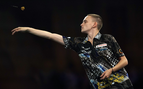 Feierte einen erfolgreichen Auftakt bei der Darts-WM: Ricardo Pietreczko. - Foto: Adam Davy/PA Wire/dpa