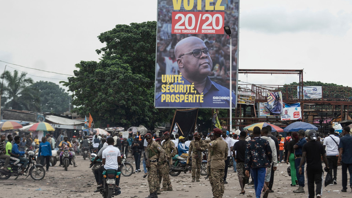 Präsident Félix Tshisekedi hat gute Chancen auf eine Wiederwahl in der Demokratischen Republik Kongo. - Foto: Samy Ntumba Shambuyi/AP/dpa
