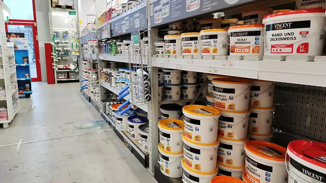 Farbe in einem Baumarkt (Archiv) - Bild: über dts Nachrichtenagentur