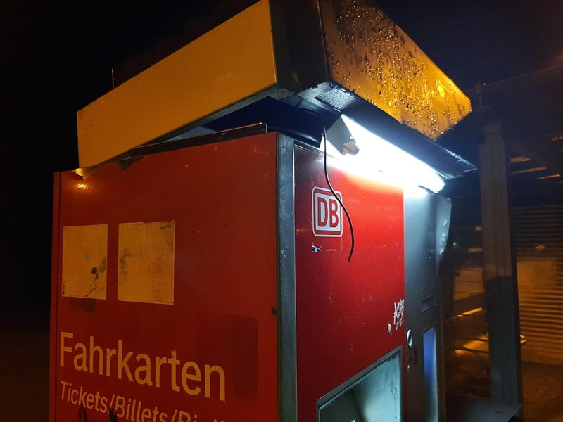 BPOL-HB: Fahrausweisautomat im Bahnhof Wieren aufgebrochen - Foto: presseportal.de