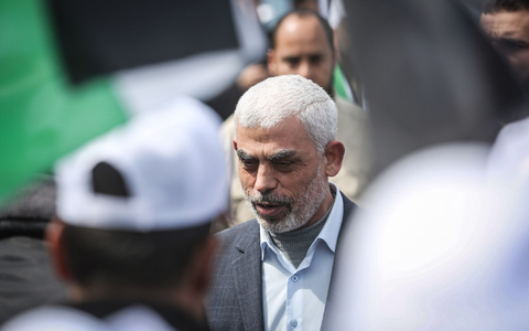 Jihia Sinwar wurde 2017 Chef der Hamas im Gazastreifen (Archivbild). - Foto: Mohammed Talatene/dpa