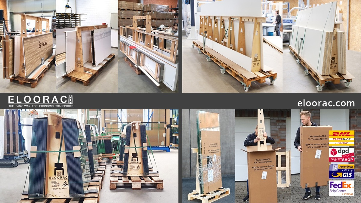 Wie Unternehmen mit den Eloorac Transportsystemen auf Nachhaltigkeit setzen - Foto: presseportal.de