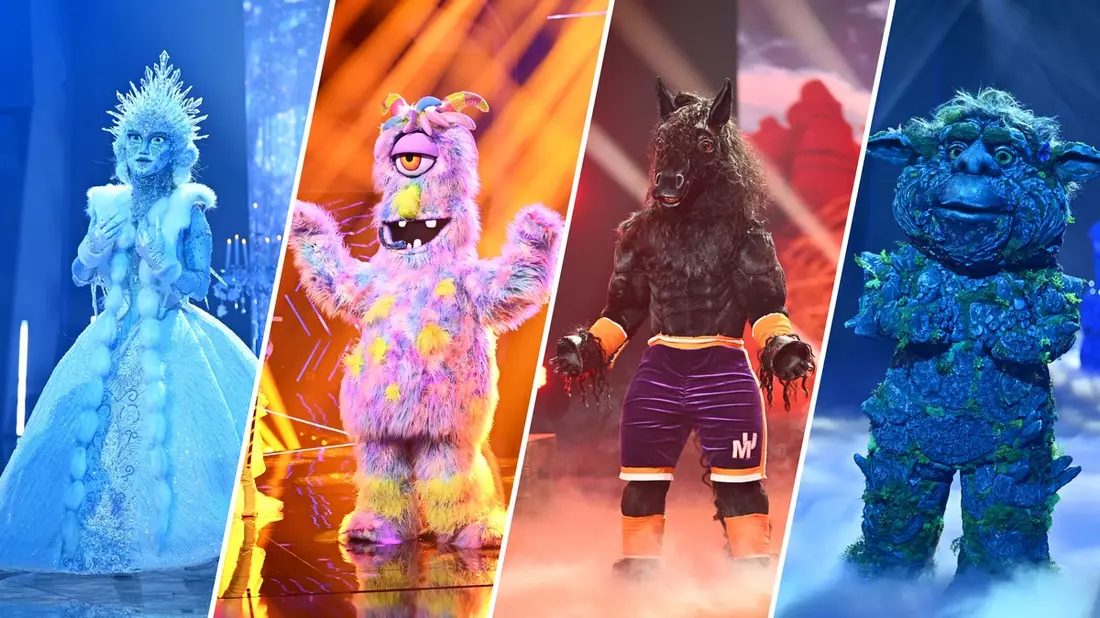 DIE EISPRINZESSIN DER LULATSCH DER MUSTANG DER TROLL The Masked Singer - Bild: Seven.One/Willi Weber, presseportal.de