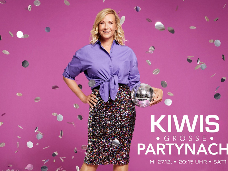 Andrea Kiewel Kiwis grosse Partynacht - Foto: SAT.1 / Marc Rehbeck, presseportal.de