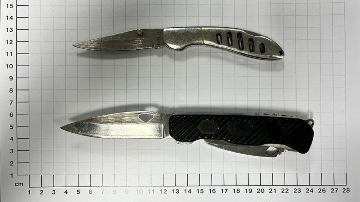 BPOL NRW: Hauptbahnhof Münster - Bundespolizei beschlagnahmt verbotene Messer - Foto: presseportal.de