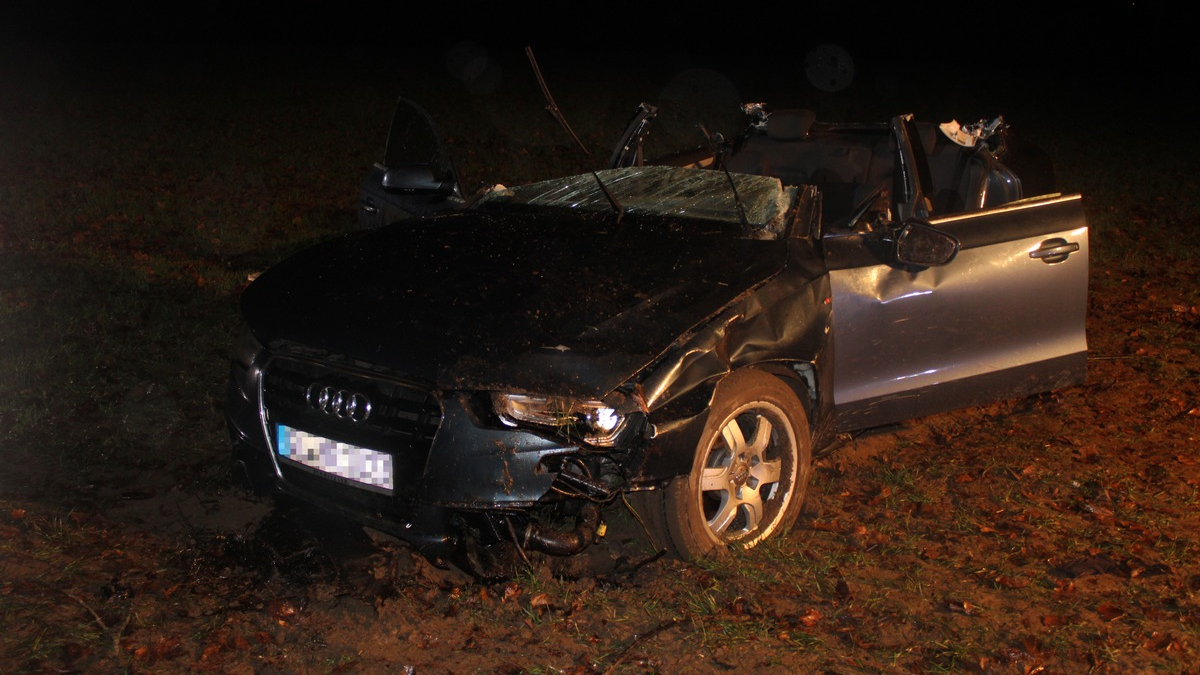 POL-RBK: Kürten - Pkw-Fahrerin kommt von Fahrbahn ab und verletzt sich schwer - Foto: presseportal.de