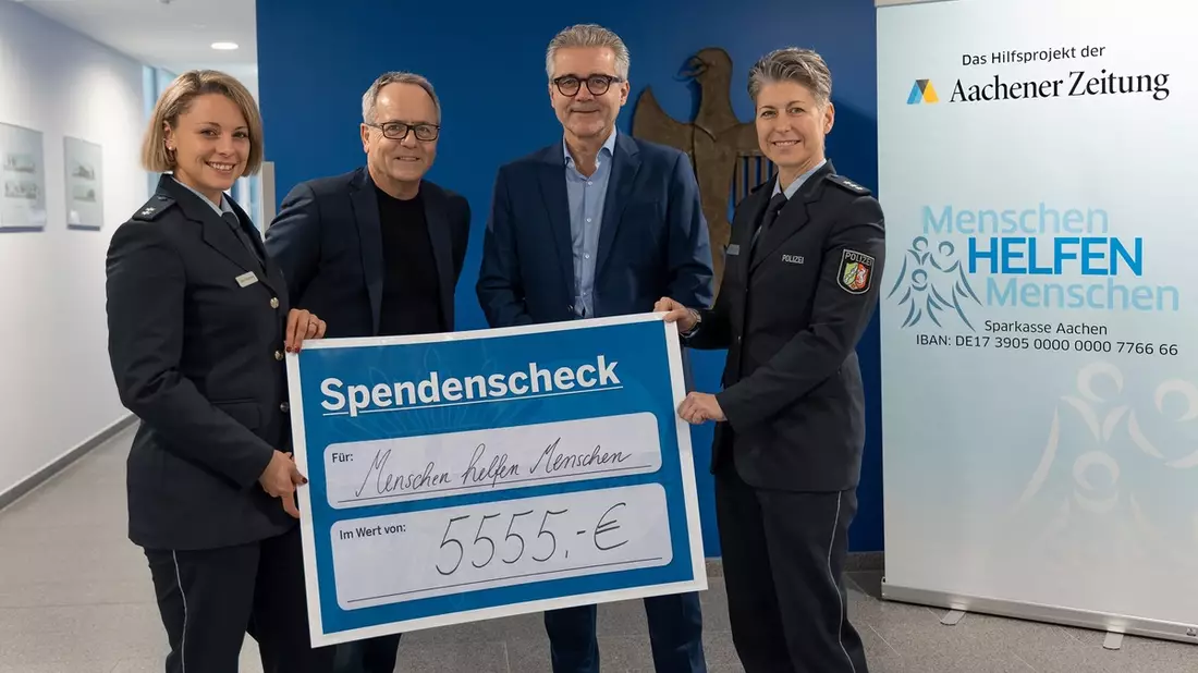 POL-AC: Polizei Aachen unterstützt Menschen helfen Menschen - Bild: presseportal.de