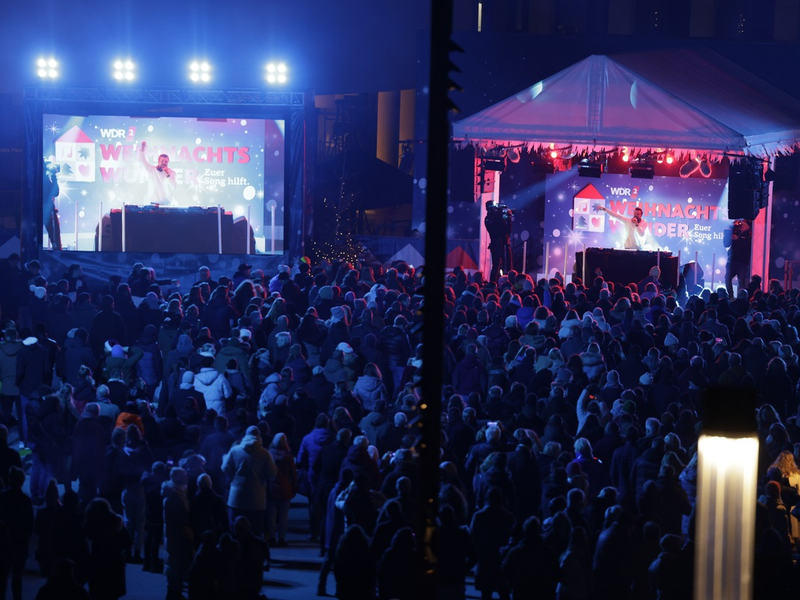 Mehr als 8,2 Millionen Euro beim WDR 2 Weihnachtswunder - Foto: presseportal.de