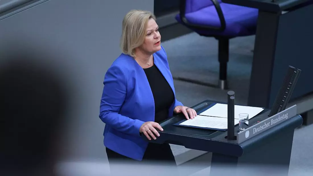 Nancy Faeser (Archiv) - Bild: über dts Nachrichtenagentur