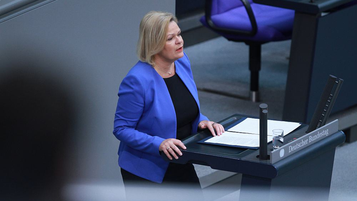 Nancy Faeser (Archiv) - Foto: über dts Nachrichtenagentur