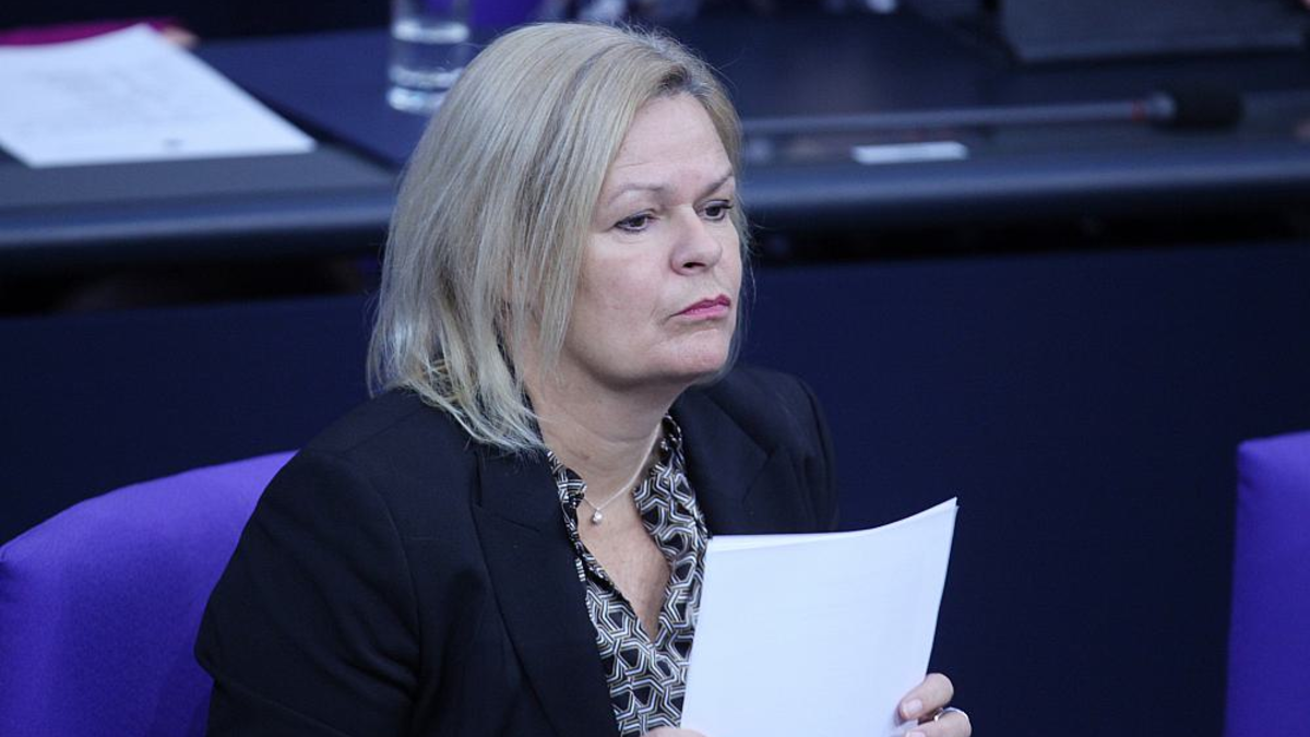 Nancy Faeser (Archiv) - Foto: über dts Nachrichtenagentur