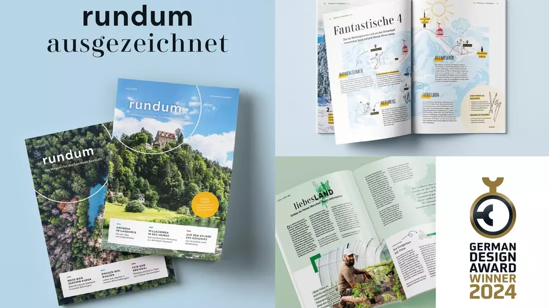 Design- und Digitalagentur GMK wird für das Magazin rundum mit dem German Design Award 2024 ausgezeichnet - Bild: presseportal.de