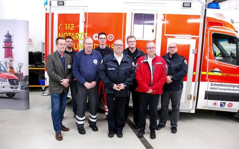 RKiSH: Sechs Rettungswagen an verschiedene Hilfsorganisationen übergeben - Foto: presseportal.de