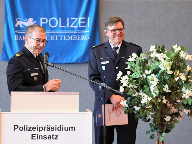 POL-Einsatz: Führungswechsel bei der Bereitschaftspolizeidirektion Göppingen - Foto: presseportal.de