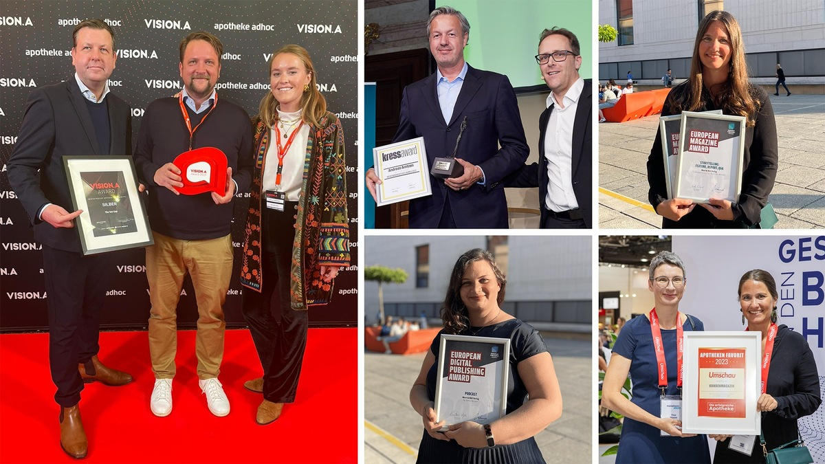 Preise, Preise, Preise: ein erfolgreiches Award-Jahr für den Wort & Bild Verlag - Foto: presseportal.de