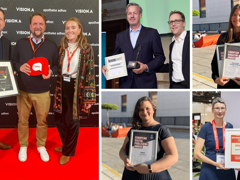 Preise, Preise, Preise: ein erfolgreiches Award-Jahr für den Wort & Bild Verlag - Foto: presseportal.de