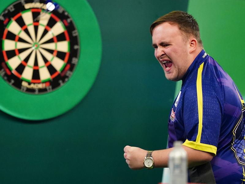 Luke Littler wurde für die Premier League nominiert. - Foto: Zac Goodwin/PA Wire/dpa