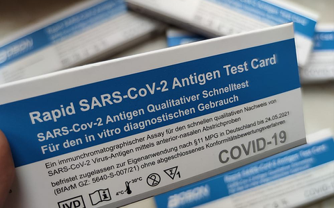 Corona-Selbsttest (Archiv) - Foto: über dts Nachrichtenagentur