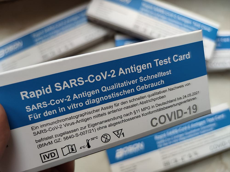 Corona-Selbsttest (Archiv) - Foto: über dts Nachrichtenagentur