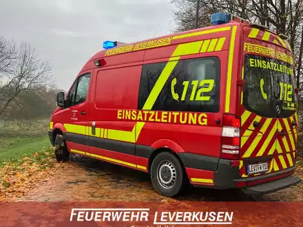 FW-LEV: Vermeintliche Schlage im Großen Silbersee - Foto: presseportal.de