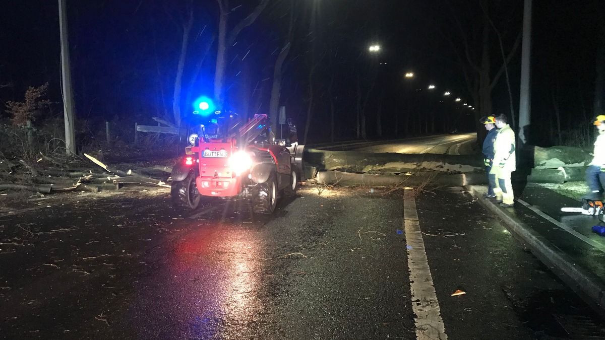 FW-BOT: Mehrere Einsätze durch Sturmtief Soltan - Foto: presseportal.de
