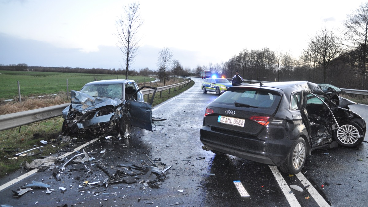 POL-CE: Schwerer Verkehrsunfall mit zwei verletzten Personen - Foto: presseportal.de