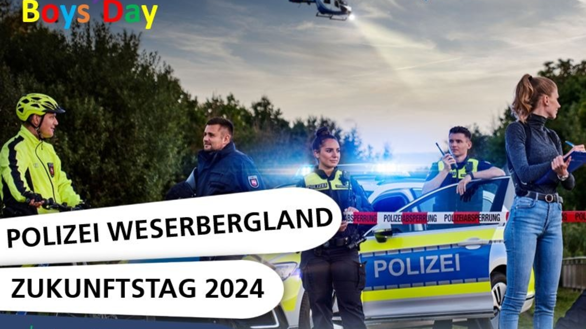 POL-HM: Zukunftstag 2024 bei der Polizeiinspektion Hameln-Pyrmont/Holzminden - Foto: presseportal.de