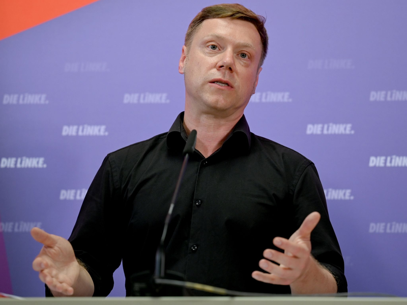 Linken-Chef Martin Schirdewan ist der Meinung, dass ein Grunderbe die Ungerechtigkeit in Deutschland etwas ausgleichen könnte. - Foto: Carla Benkö/dpa