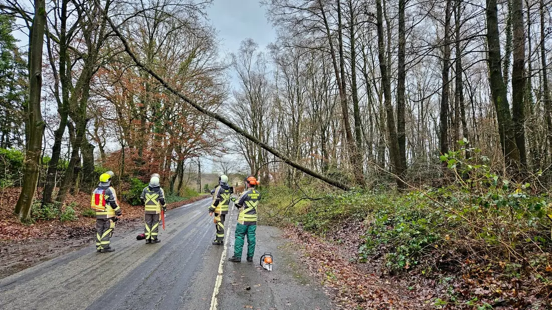 FW Hünxe: Weitere wetterbedingte Feuerwehreinsätze - Bild: presseportal.de