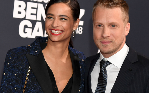 Oliver Pocher und (Noch)-Ehefrau Amira bei einer Benefiz-Gala. - Foto: Tobias Hase/dpa