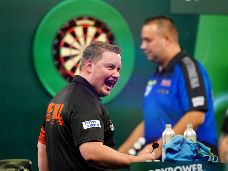 Martin Schindler musste sich dem Engländer Scott Williams geschlagen geben. - Foto: Zac Goodwin/PA Wire/dpa