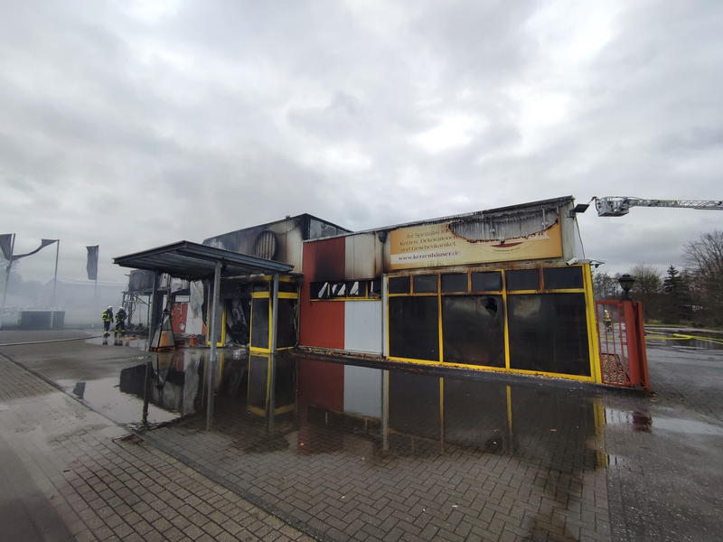 FW-KLE: Gebäudebrand in Gewerbebetrieb - Foto: presseportal.de