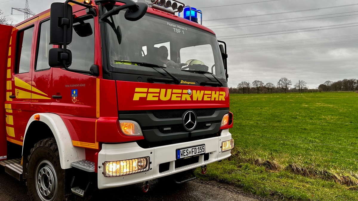 FW Hünxe: Wasserschaden im Keller - Foto: presseportal.de