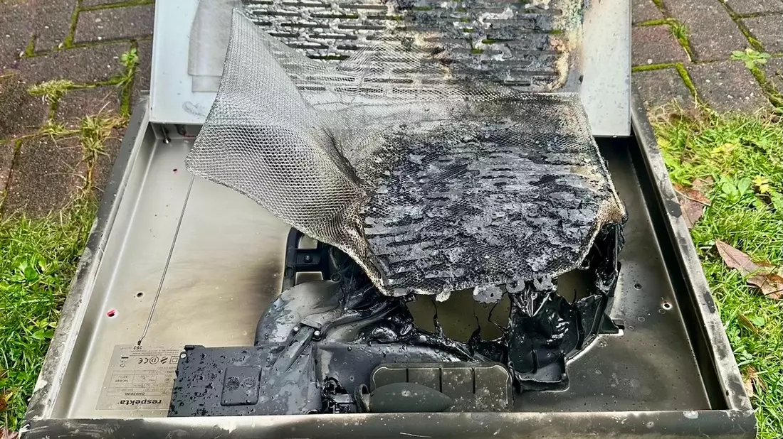 FW Hünxe: Eine verletzte Person nach Brand in Küche - Bild: presseportal.de