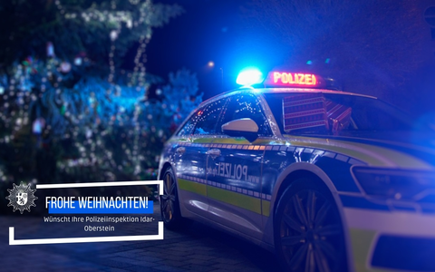 POL-PDTR: Die Polizeiinspektion Idar-Oberstein wünscht allen Bürgerinnen und Bürgern frohe Weihnachten - Passen Sie auf sich auf! - Foto: presseportal.de
