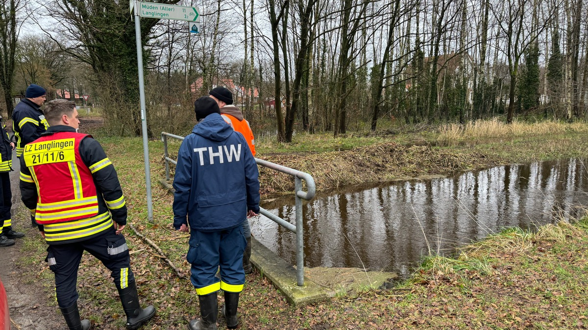 FW Flotwedel: Zwischenbericht - Hochwasserlage in der Samtgemeinde Flotwedel - Foto: presseportal.de