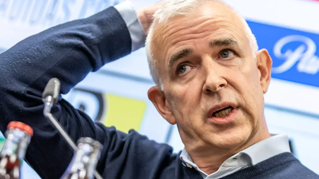 Präsident von Union Berlin: Dirk Zingler. - Bild: Andreas Gora/dpa