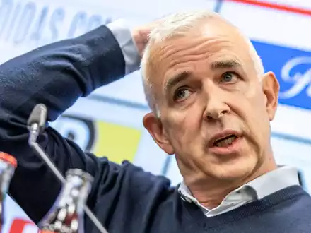 Präsident von Union Berlin: Dirk Zingler. - Foto: Andreas Gora/dpa