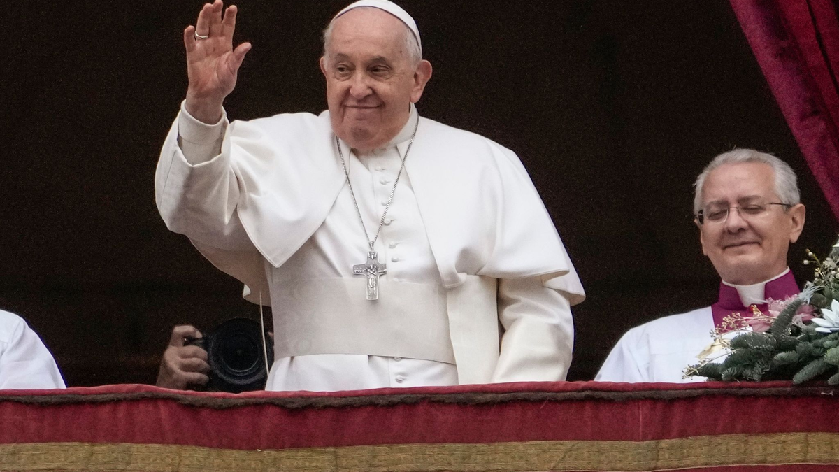 Papst Franziskus hat in seiner Weihnachtsbotschaft zu einem sofortigen Frieden im Gaza-Krieg aufgerufen. - Foto: Gregorio Borgia/AP