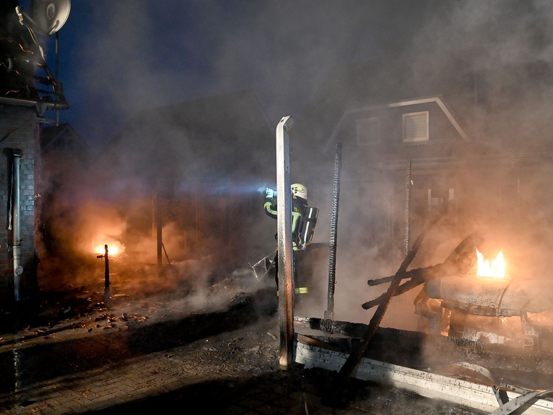 FW-RD: Feuer am 1.Weihnachtstag - Tiere in Wasbek gerettet - Foto: presseportal.de