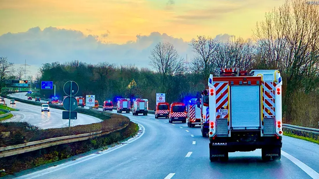 FW-BO: Überörtlicher Einsatz für die Feuerwehr Bochum - Bild: presseportal.de