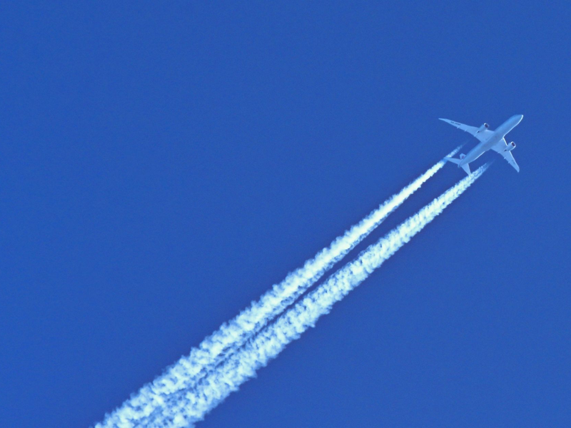 Wer auf das Fliegen verzichtet, verbessert seine CO2-Bilanz klar. - Foto: Patrick Pleul/dpa-Zentralbild/dpa