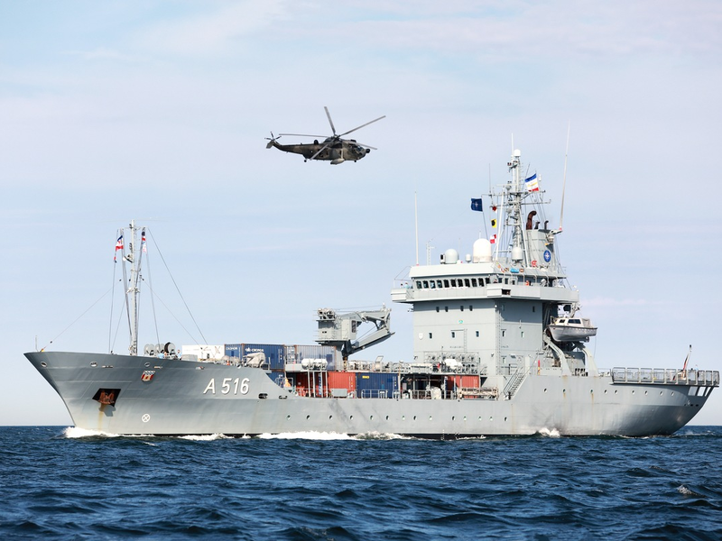 Tender Donau läuft zum NATO-Verband aus und übernimmt Führungsrolle - Foto: presseportal.de