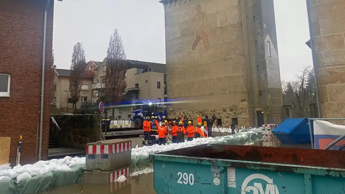 POL-ST: Kreis Steinfurt, Update zur Hochwasserlage - Betroffene Gebiete meiden - Bild: presseportal.de